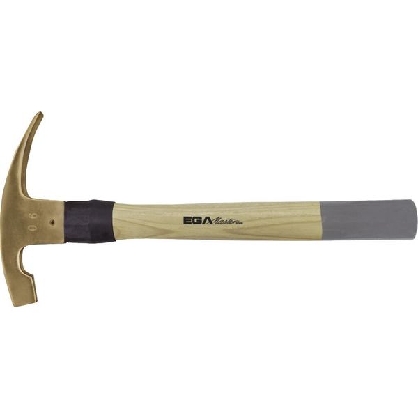 Ega Master BRICKLAYER´S HAMMER 600 GR.  HICKORY HANDLE NON SPARKING Cu-Be. 35921